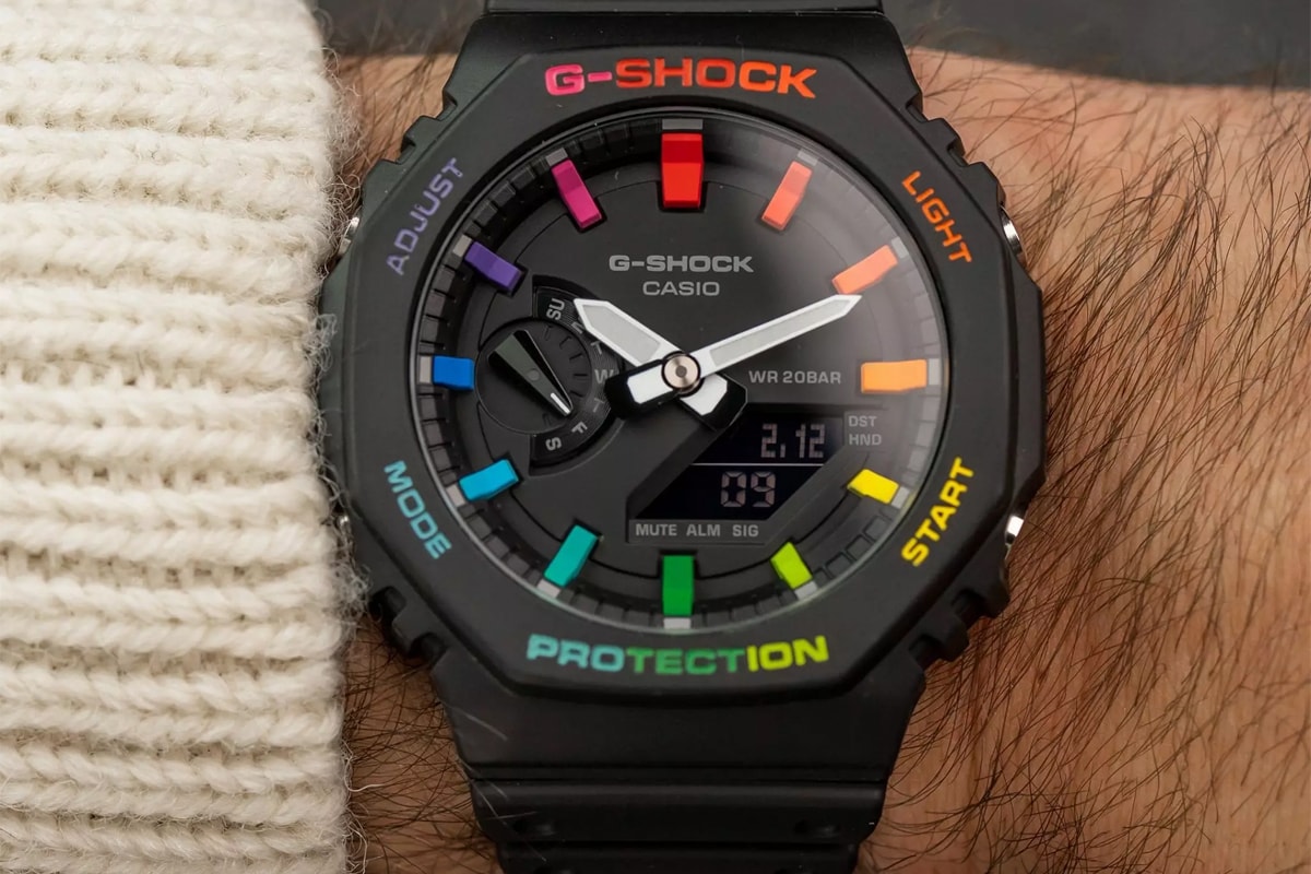 G-Shock CasiOak Black Rainbow – IFL Watches