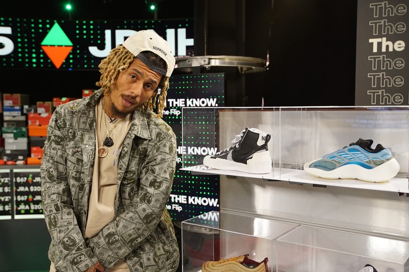 in the know network verizon nike sneakers racks hogan 