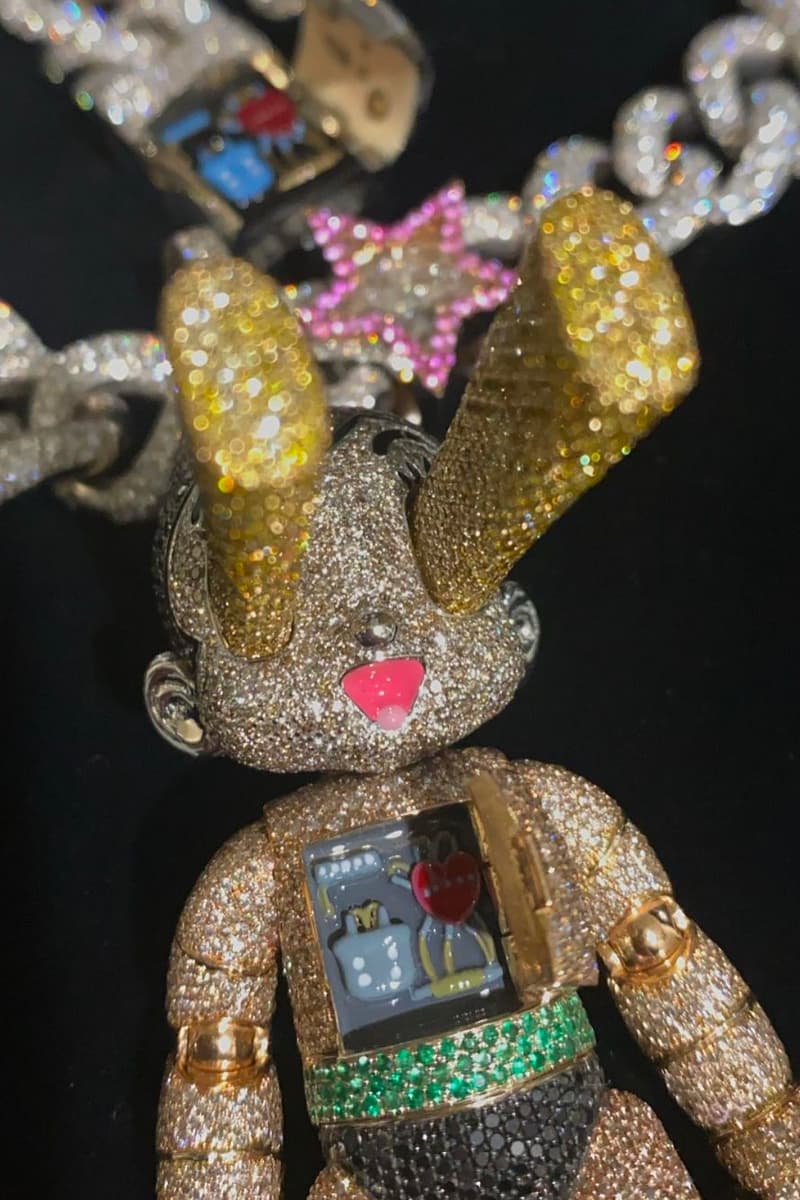 J Balvin Rafaello And Co. Astro Boy Chain Reveal Photos