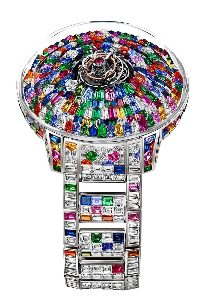 The Mystery Tourbillon Arlequino Offers Twin Triple Axis Tourbillons and 84 Carats of Precious Stones 