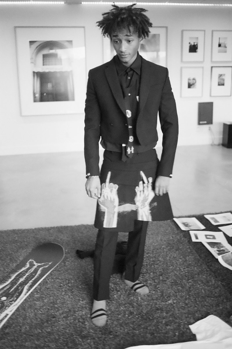 Jaden Smith Untitled MSFTSrep FW21 collection pitti uomo special guest
