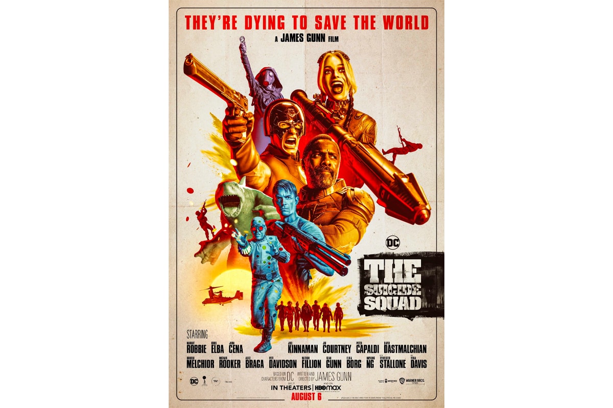 James Gunn Reveals Latest 'The Suicide Squad' Poster Trailer DC Comics Idris Elba Margot Robbie Twitter John Cena Sylvester Stallone