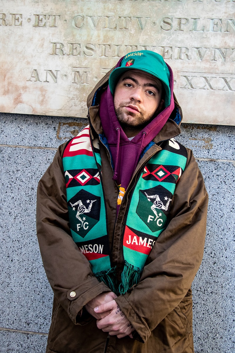 Nowhere FC x Jameson St Patrick's Day Collab football scarf kit release information