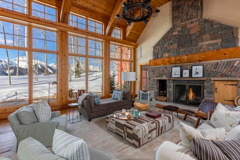 Jerry Seinfeld Colorado Telluride ski house listing comedian celebrity homes ski resort winter housing home Lipkin-Warner architecture 