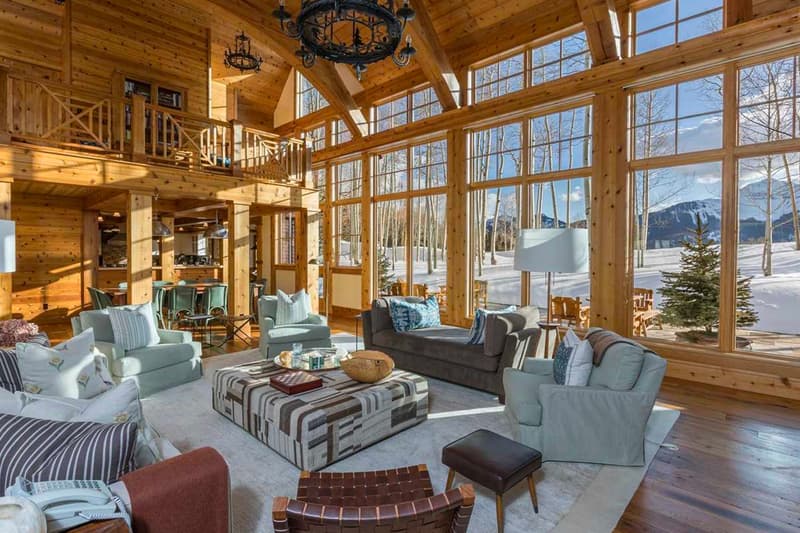 Jerry Seinfeld Colorado Telluride ski house listing comedian celebrity homes ski resort winter housing home Lipkin-Warner architecture 