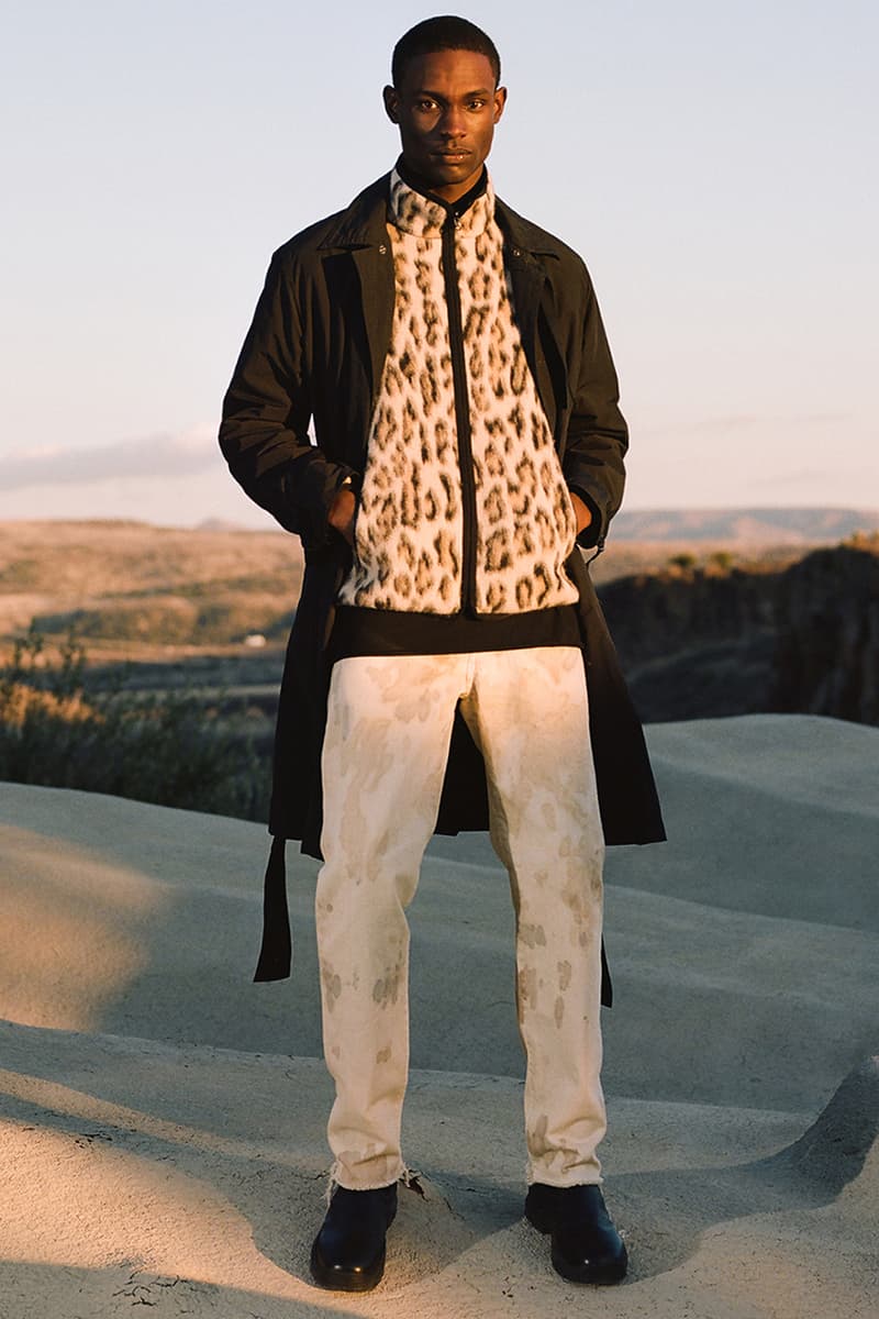 john elliott where the concrete meets the earth ss21 collection release info store list buying guide photos price tiger camo trench hand painted denim fleece edition one runner 