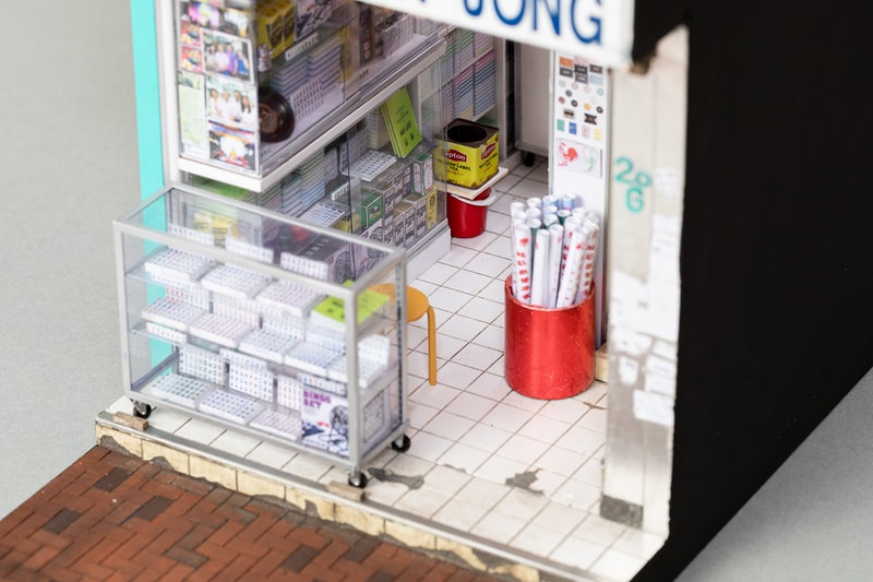 Joshua Smith Biu Kee Mahjong Hong Kong miniature model Kowloon stores retail shops Australian SCULPTURES  mahjong 