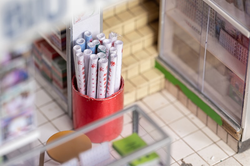 Joshua Smith Biu Kee Mahjong Hong Kong miniature model Kowloon stores retail shops Australian SCULPTURES  mahjong 