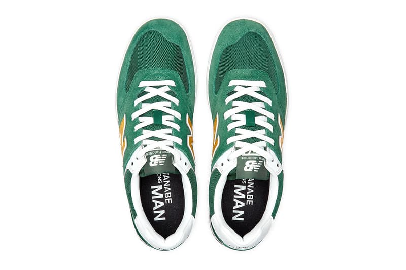 junya watanabe new balance AM574 green yellow black white beige white release info date store list buying guide photos 