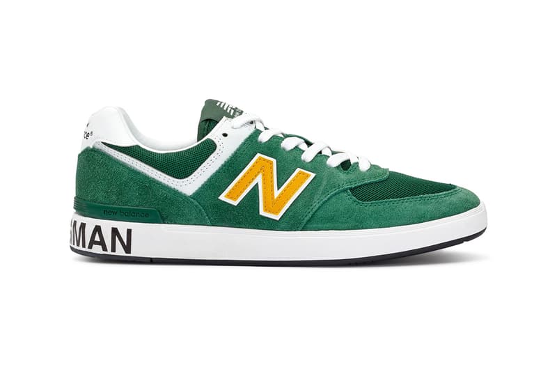 junya watanabe new balance AM574 green yellow black white beige white release info date store list buying guide photos