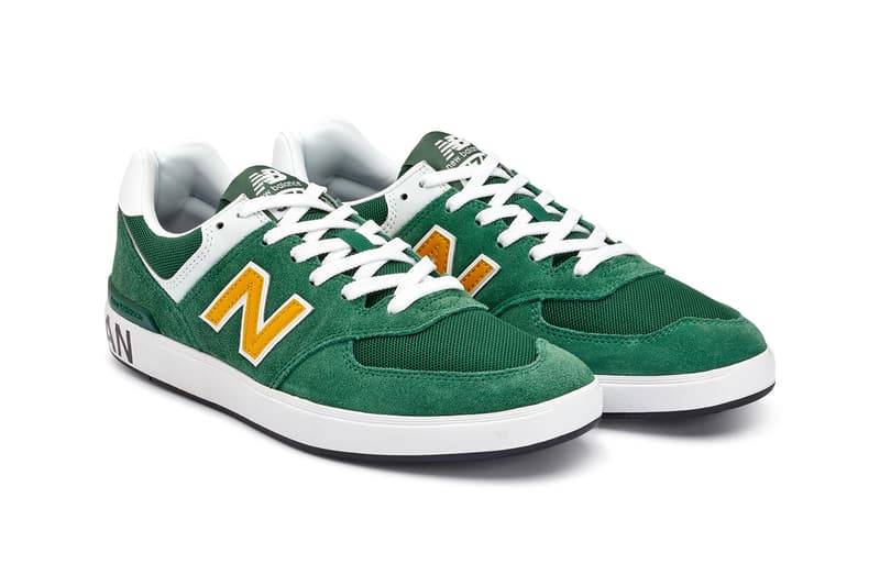 junya watanabe new balance AM574 green yellow black white beige white release info date store list buying guide photos 