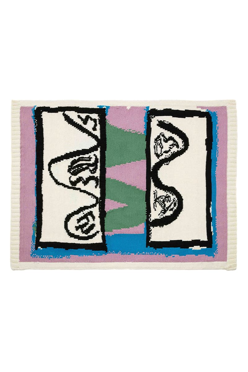 JW Anderson Artist Collaborative Blankets Hand Knitted Woven Jonathan Anderson Shawanda Corbett Dame Magdalene Odundo DBE Shawls Throws Kenyan British Turner Prize Limited Edition Art Homeware