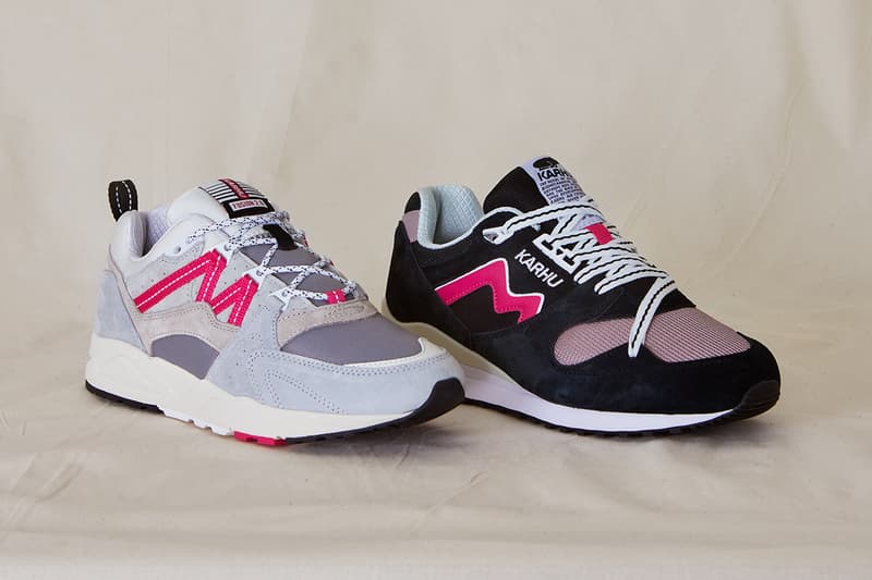 karhu monochrome legends pink details fusion 2.0 synchron classic legacy 96 release information black gray white