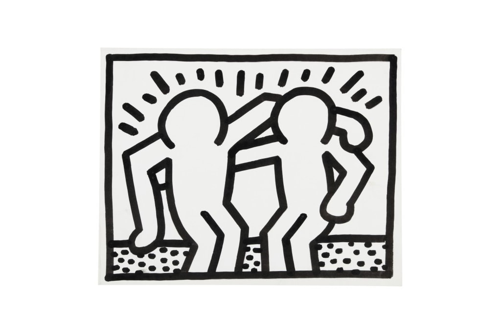 keith haring pop shop drawings sothebys online sale auction