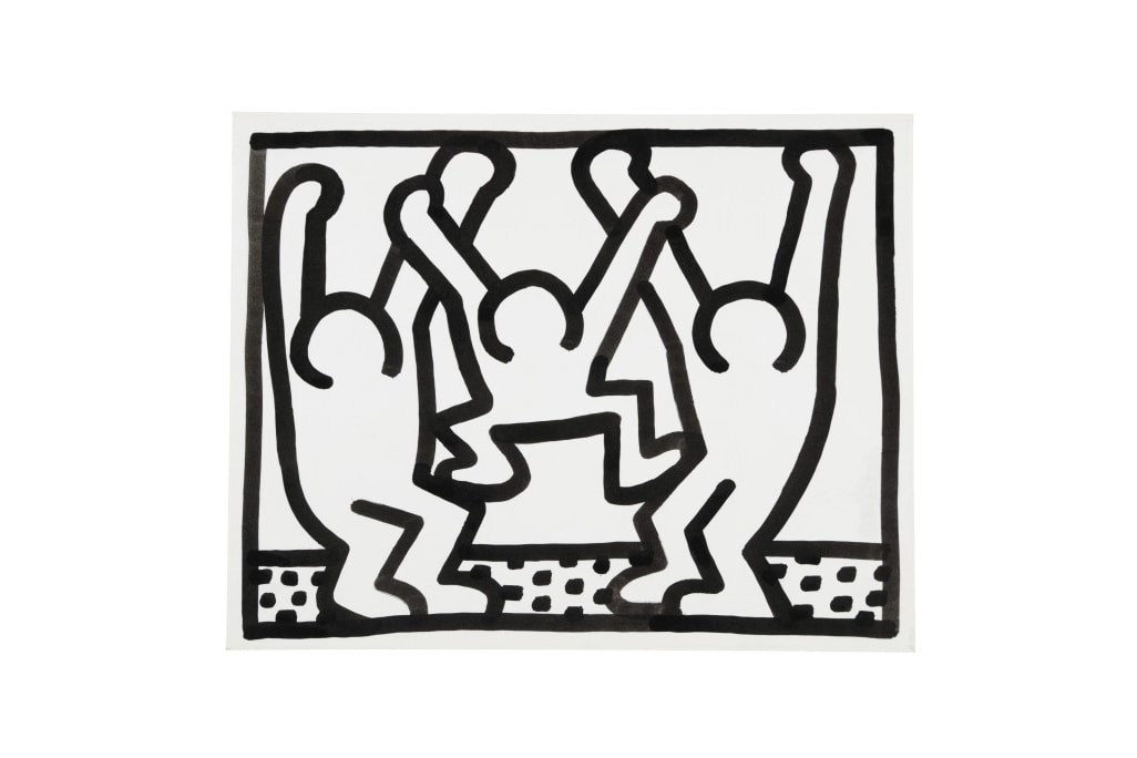 keith haring pop shop drawings sothebys online sale auction