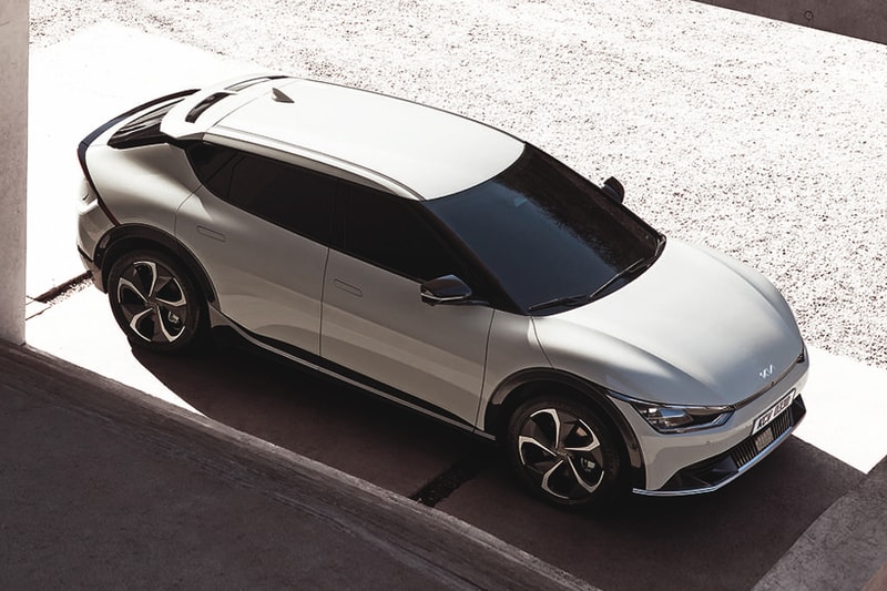 Kia EV6 All-Electric Crossover Unveiling Korean automotive manufacturer green environment clean energy sustainability