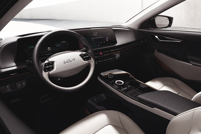 Kia EV6 All-Electric Crossover Unveiling Korean automotive manufacturer green environment clean energy sustainability