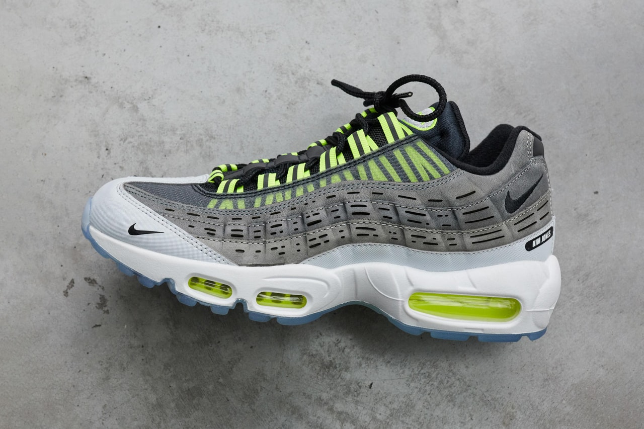 kim jones nike sportswear air max 95 volt high voltage total orange gray white black dd1871 002 001 apparel t shirt hoodie pants official release date info photos price store list buying guide