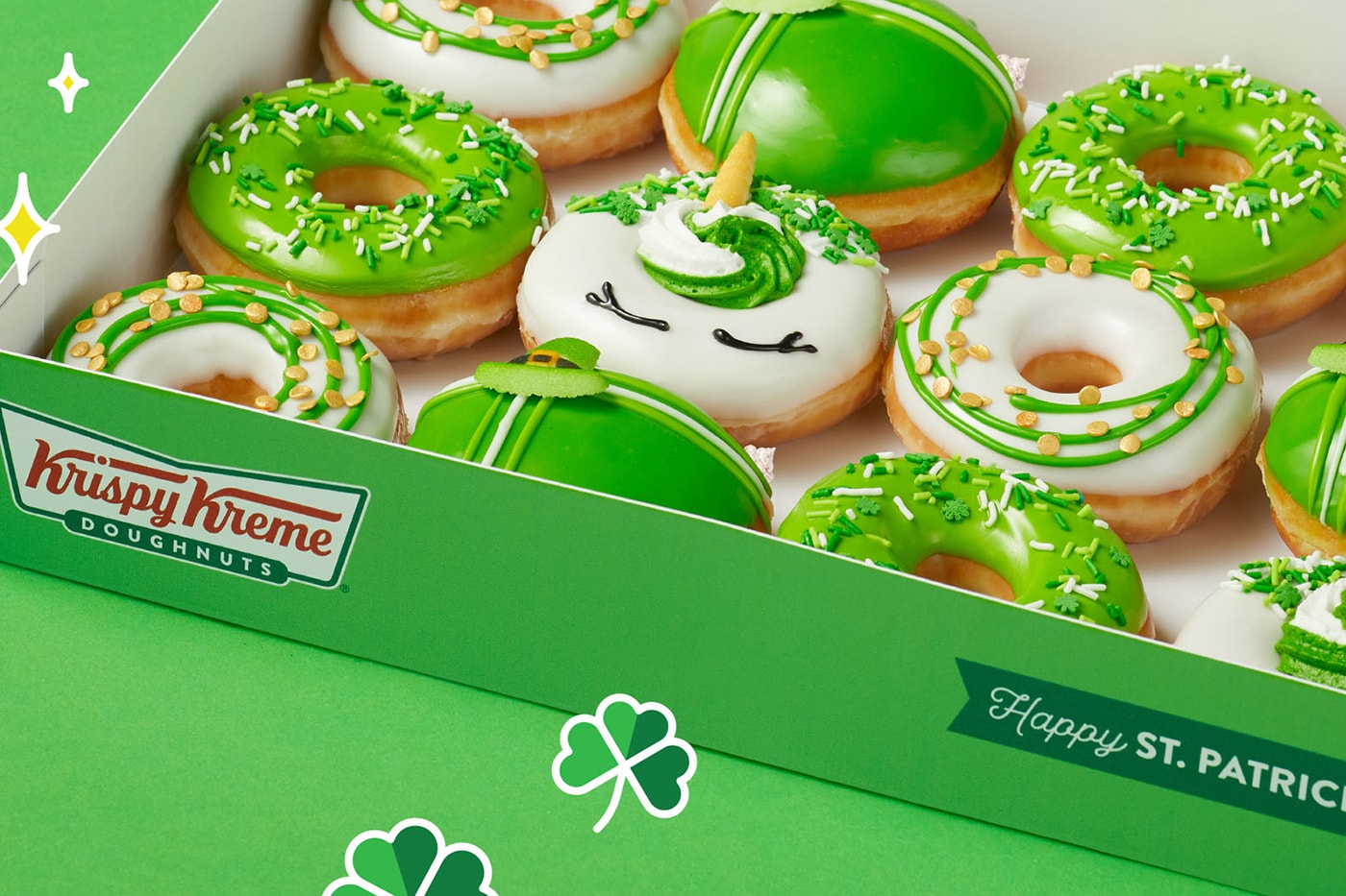 Krispy Kreme Luck O St. Patrick’s Day O’riginal Glazed Doughnut