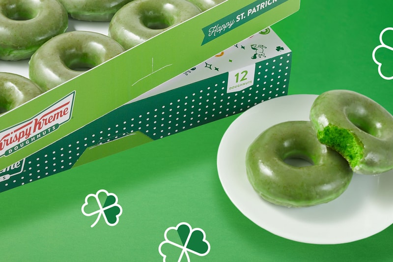 Krispy Kreme Luck O St. Patrick’s Day O’riginal Glazed Doughnut