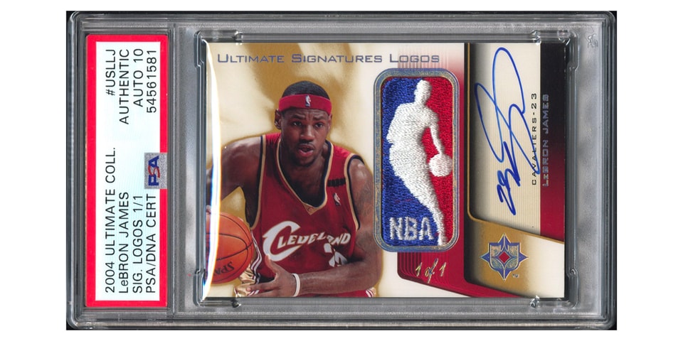 LeBron James 1/1 Signed Logoman Card Record Sale | Hypebeast LeBron James 1/1 Signed Logoman Card Record Sale | Hypebeast