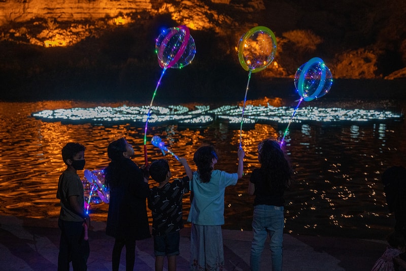 Light and Art Festival Noor Riyadh 2021 Launch in Saudi Arabia 