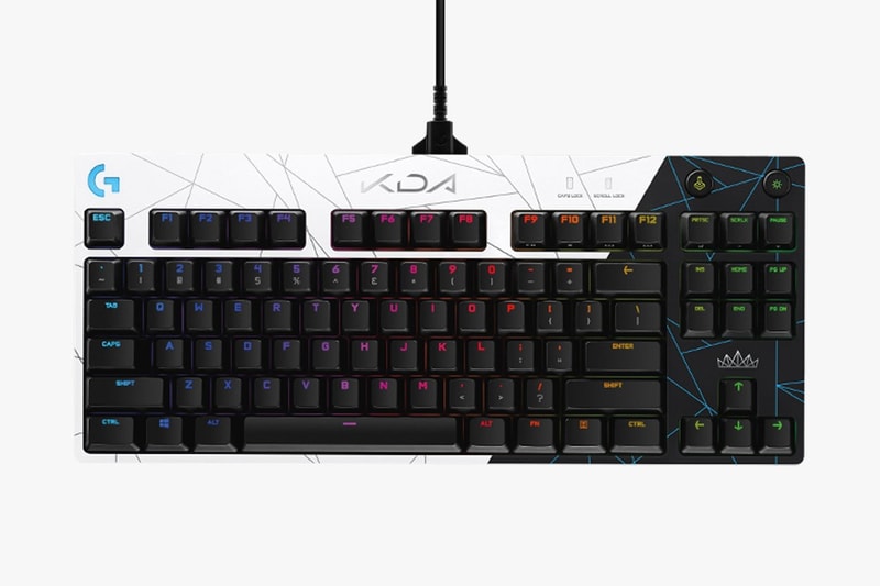 riot games league of legends k da kpop korean group virtual music band logitech g peripheral gear headset earphone mouse keyboard mousepad 