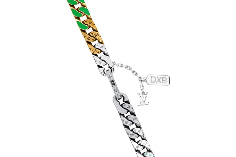 Louis Vuitton Around The World LV Chain Links Necklace Dubai DXB Exclusive Release Information Virgil Abloh Jewelry SS21 SS21 Spring Summer 2021