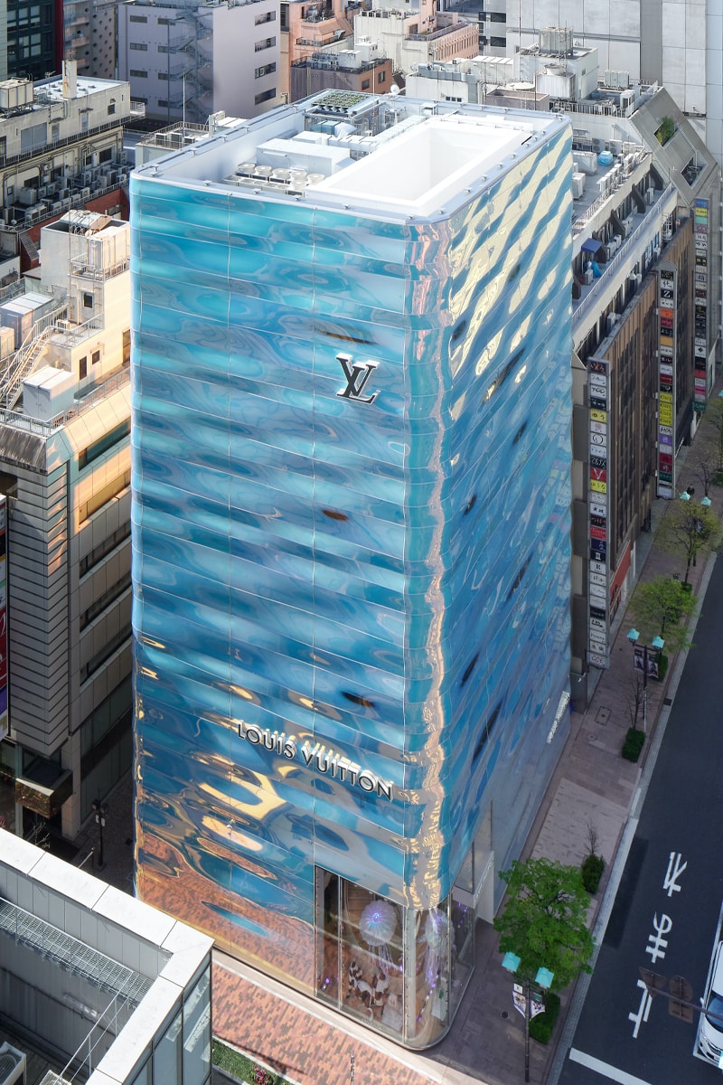 Louis Vuitton's Ginza Namiki Tokyo Flagship Store Is Officially Open Jun Aoki Peter Marino Tokyo’s Ginza district 