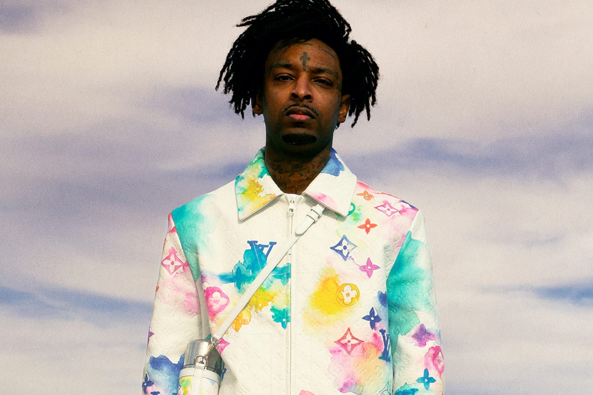21 Savage Fronts New Louis Vuitton Mens Summer Capsule  SHOWstudio