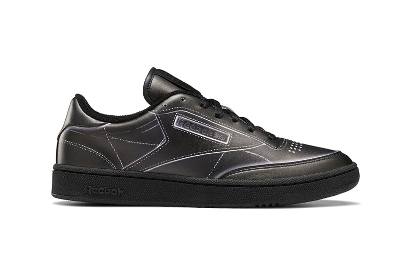 maison margiela reebok club trome l'oeil release details buy cop purchase white black leather collaboration