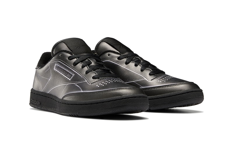 maison margiela reebok club trome l'oeil release details buy cop purchase white black leather collaboration