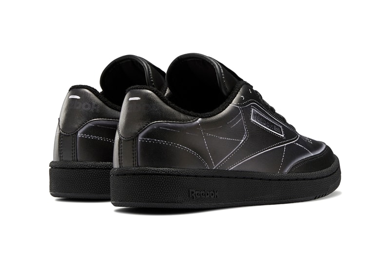 maison margiela reebok club trome l'oeil release details buy cop purchase white black leather collaboration
