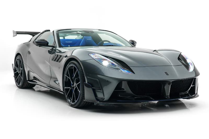 Mansory "Stallone" Ferrari 812 GTS Italian V12 Supercar Convertible Drop Top Superfast Stallion Tuned Custom Complete Vehicle Conversion Carbon Fiber Speed Power Performance Handling