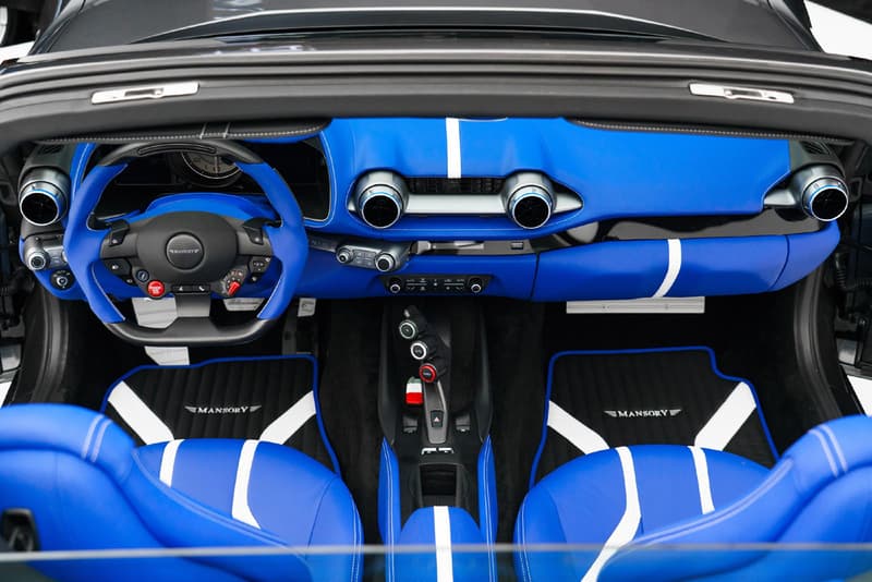 Mansory "Stallone" Ferrari 812 GTS Italian V12 Supercar Convertible Drop Top Superfast Stallion Tuned Custom Complete Vehicle Conversion Carbon Fiber Speed Power Performance Handling