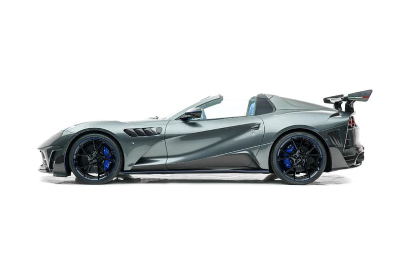 Mansory "Stallone" Ferrari 812 GTS Italian V12 Supercar Convertible Drop Top Superfast Stallion Tuned Custom Complete Vehicle Conversion Carbon Fiber Speed Power Performance Handling