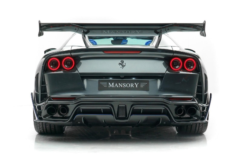 Mansory "Stallone" Ferrari 812 GTS Italian V12 Supercar Convertible Drop Top Superfast Stallion Tuned Custom Complete Vehicle Conversion Carbon Fiber Speed Power Performance Handling