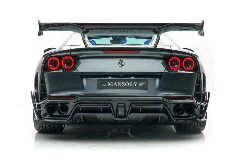 Mansory "Stallone" Ferrari 812 GTS Italian V12 Supercar Convertible Drop Top Superfast Stallion Tuned Custom Complete Vehicle Conversion Carbon Fiber Speed Power Performance Handling