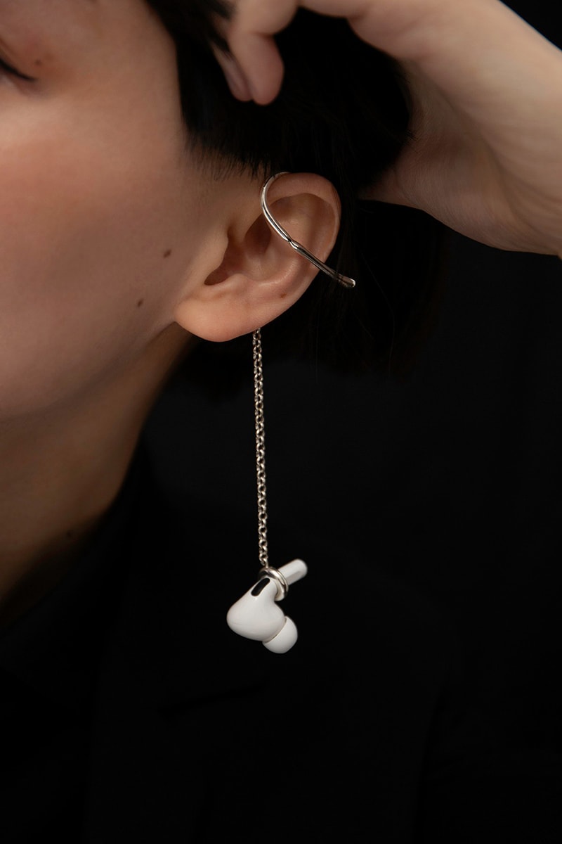 Mara Paris Apple AirPod Ear Cuff .925 Sterling Silver Jewelry Accessory Tech Design Holder Release Information Closer Look New Brand Emerging Conceptual