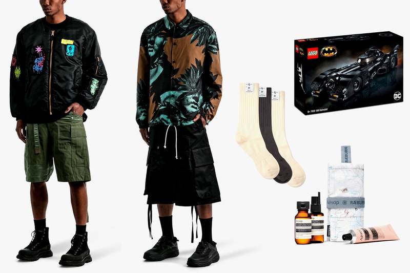 March 2021 Week 2 HBX Selects Grocery VICTORIA Stüssy LEGO Aesop RÆBURN Siberia Hills FOSTEX GARMENTS sacai PORTER