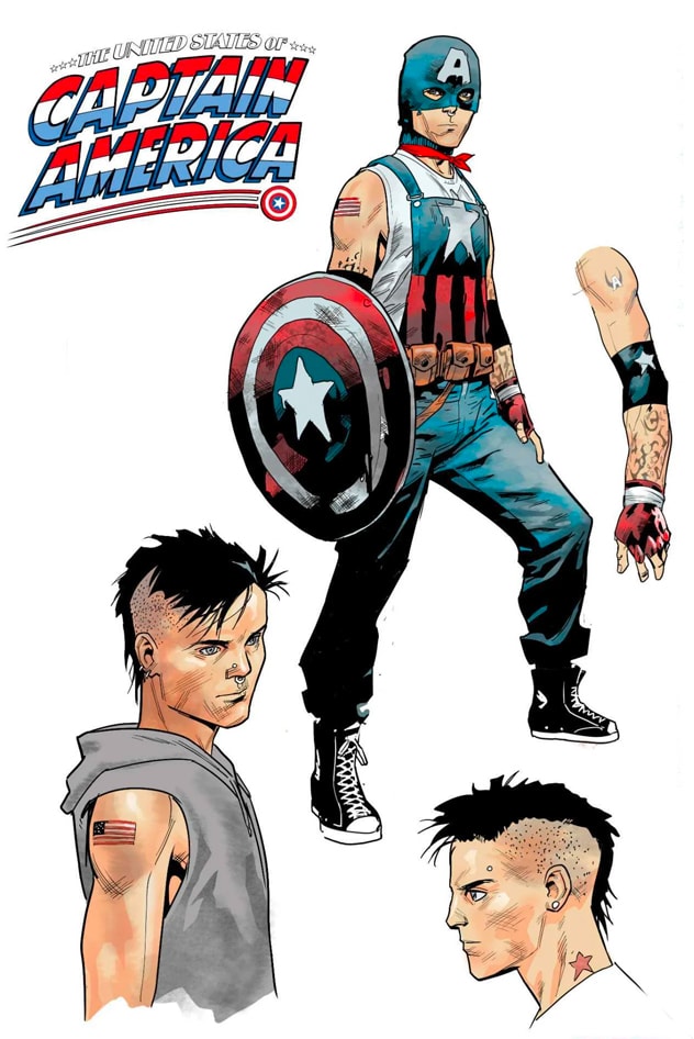 Marvel Captain America of the Railways Aaron Fischer LGBTQ+ hero  Jan Bazaldua  Alanna Smith Joshua Trujillo queer super hero transgender Marvel Comics The United States of Captain America