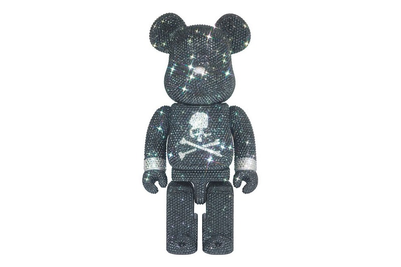 mastermind japan medicom toy swarovski crystal bearbrick 400 percent black silver official release date info photos price store list buying guide
