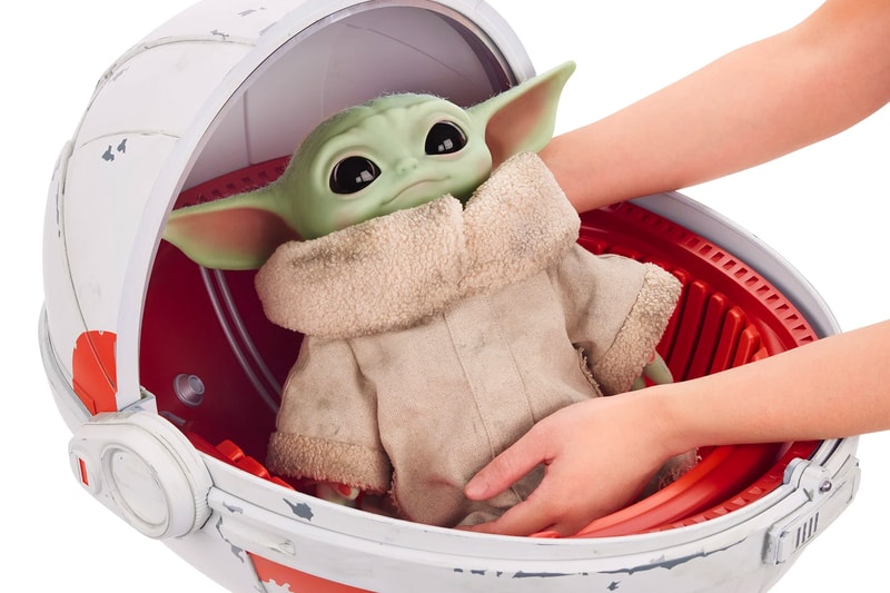 Mattel Premium Baby Yoda Plush Motorized Pram release info the child star wars mandalorian pedro pascal grogu