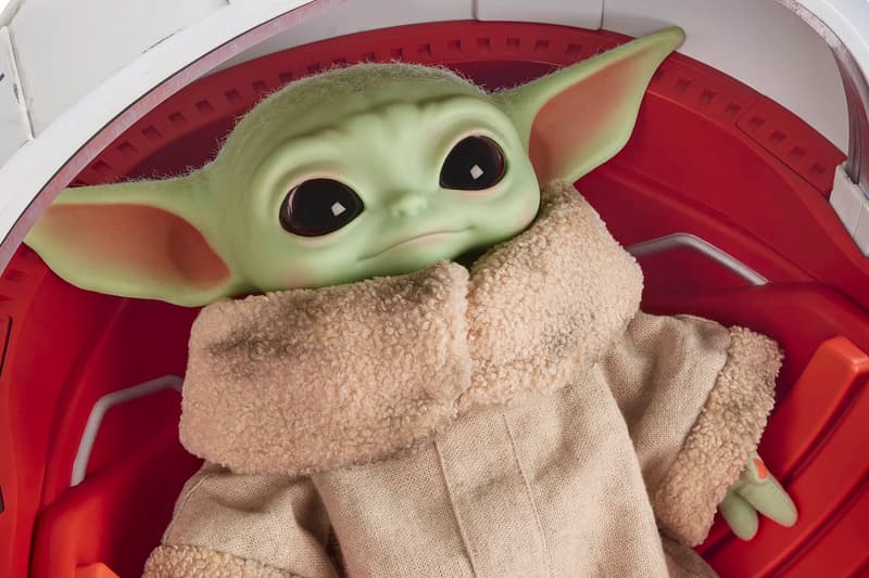 Mattel Premium Baby Yoda Plush Motorized Pram release info the child star wars mandalorian pedro pascal grogu