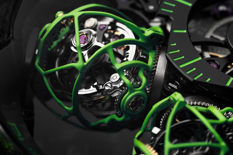 Meet the Purnell Escape II Forged Carbon the World's Fastest Twin Triple-Axis Tourbillon