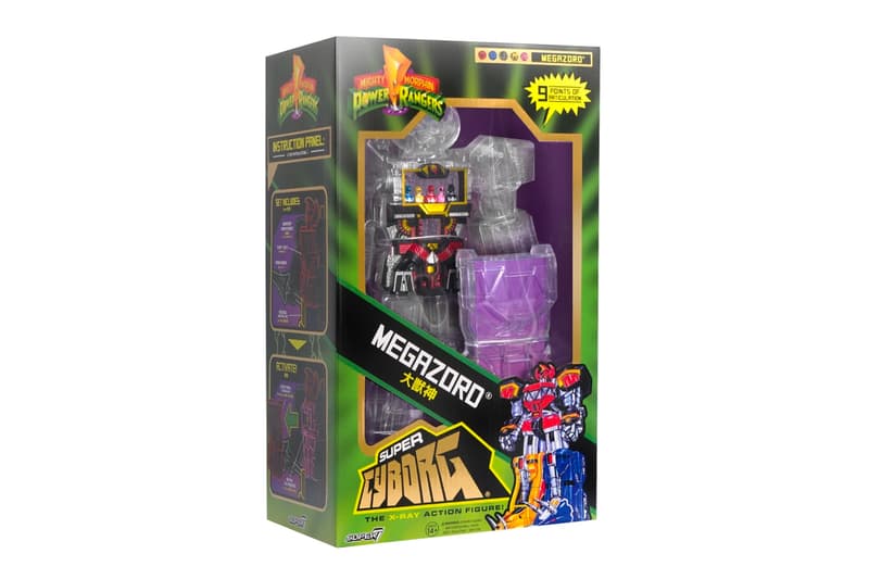 Mighty Morphin Power Rangers Super Cyborg Megazord Clear Super7 Release Info Buy Price