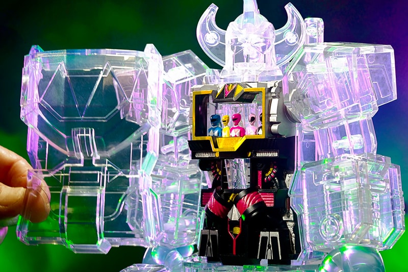 Mighty Morphin Power Rangers Super Cyborg Megazord Clear Super7 Release Info Buy Price