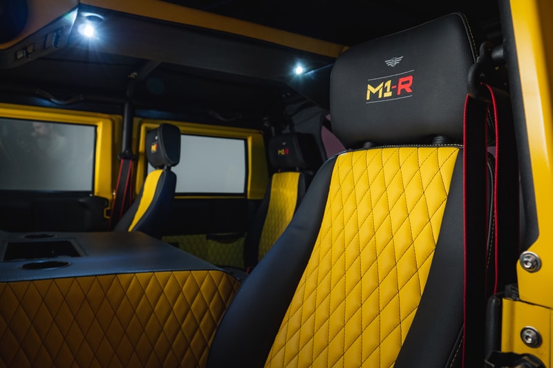 Mil-Spec Automotive Hummer H1 M1-R $412,000 USD 800 HP 1200lb-ft Torque Custom Tune Rework Restoration Tuned Limited Edition Commission Build Competition Yellow Off Road SUV Arnold Schwarzenegger 