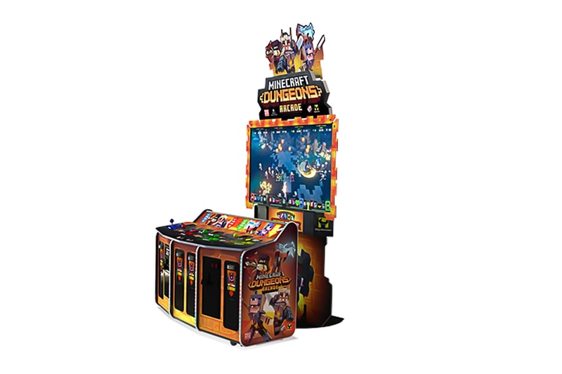 Minecraft Dungeons Arcade Play Mechanix Cabinet News Mojang arcade games pc xbox gaming 