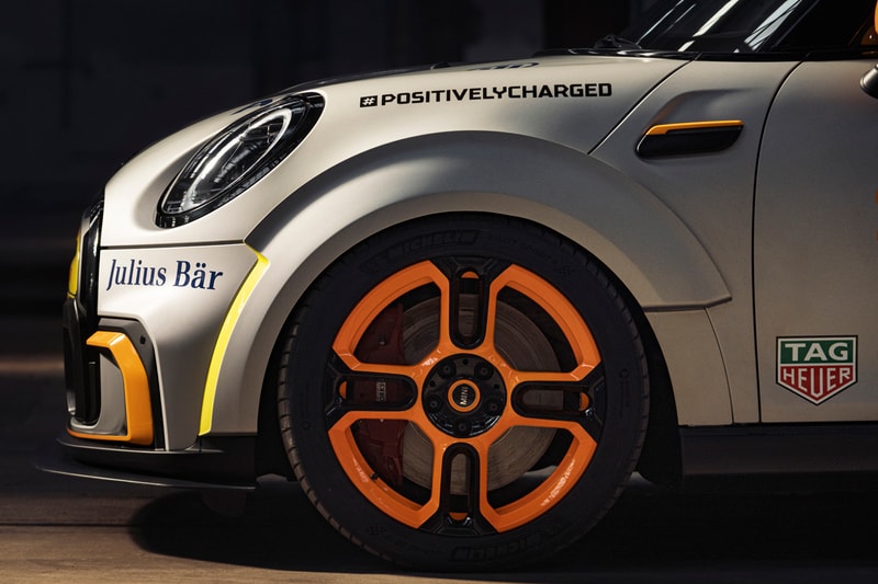 MINI Electric Pacesetter Inspired by JCW John Cooper Works Mini SE Electric City Car Small Hatchback EV Vehicle Formula E Race Car Racing Automotive ABB FIA World Championship Tesla Porsche Taycan Kia EV6 